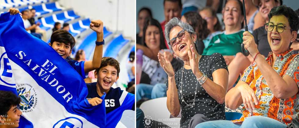 Salvadoreños y extranjeros disfrutan de la fiesta deportiva San Salvador 2023