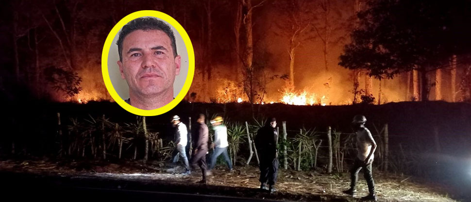 Ponen tras las rejas a hombre acusado de incendiar un bosque en Chalchuapa 