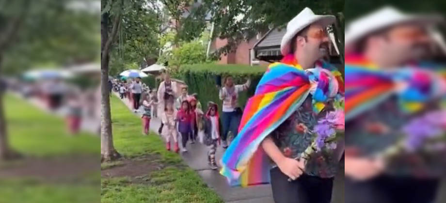 Profesores realizan marcha a favor de comunidad LGBTQ con estudiantes sin pedir permiso a padres en Canadá