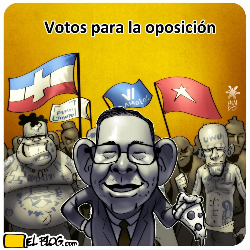 Votos para la oposición