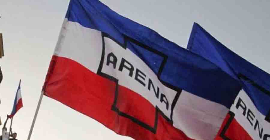 Viralizan video de ARENA donde sus miembros no usan chaleco y colores del partido político