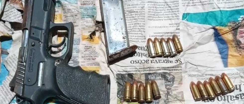 Militares localizan arma abandonada mientras patrullaban en Ilopango