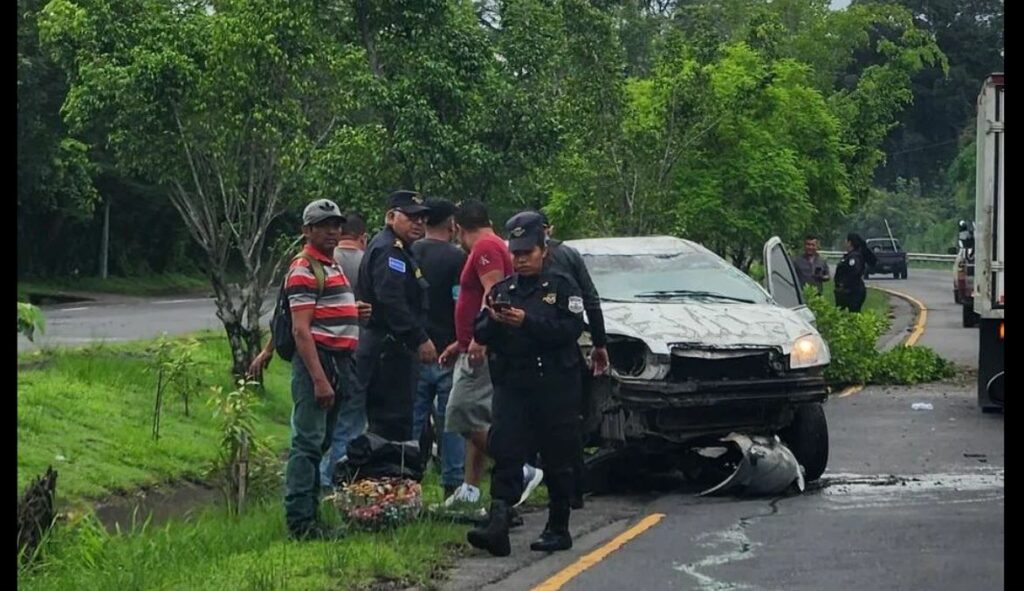 Se registra aparatoso accidente esta mañana en carretera Panamericana