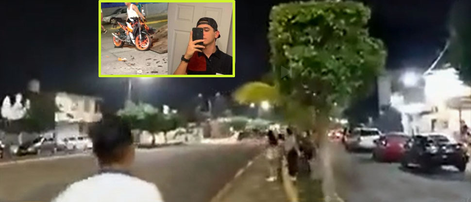 Joven motociclista apasionado a la adrenalina muere al accidentarse en carrera clandestina