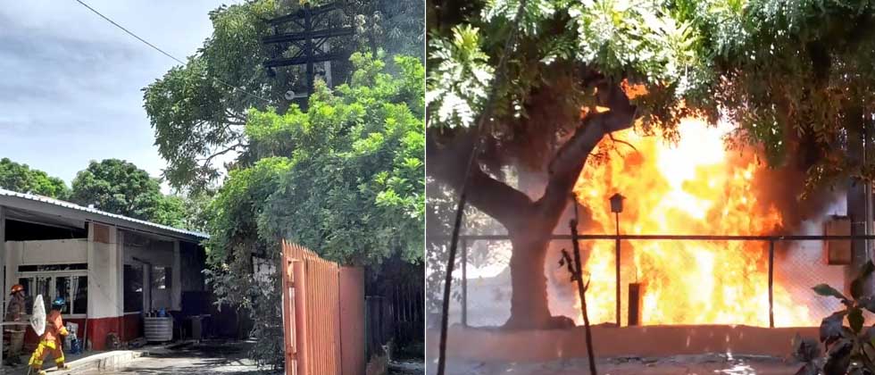Bomberos atiende de manera oportuna incendio y evita propagación en popular restaurante