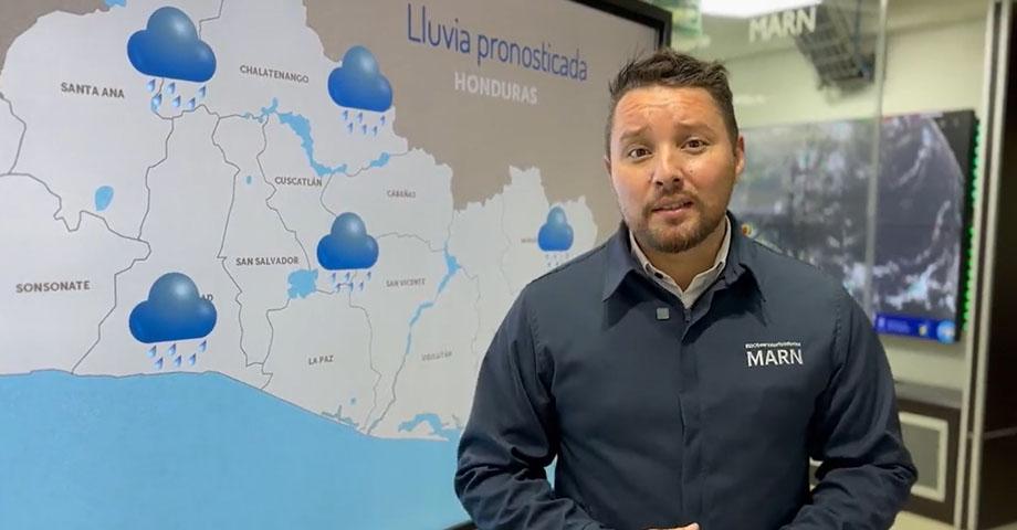 Se prevén lluvias para el final de la tarde según MARN