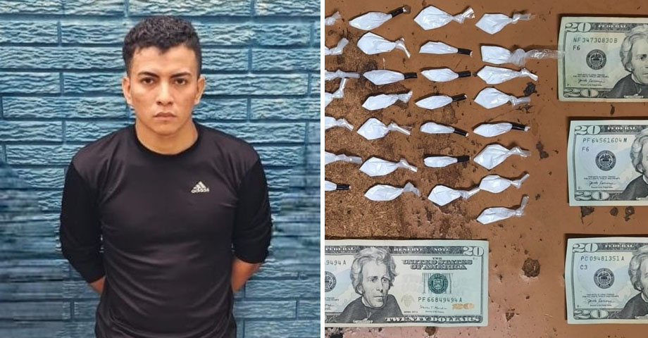 Cae sujeto que se dedicaba a la comercialización de drogas en Ilopango
