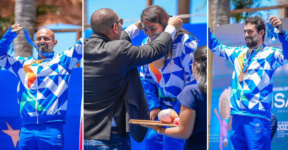 Realizan ceremonia de entrega de medallas en Surf
