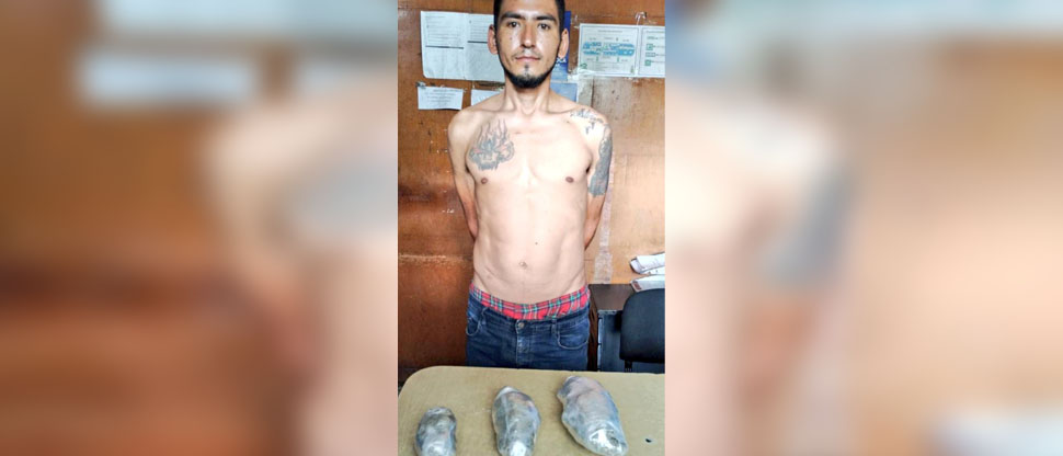 Ubican a sujeto que pretendía ingresar drogas al país por paso fronterizo no habilitado