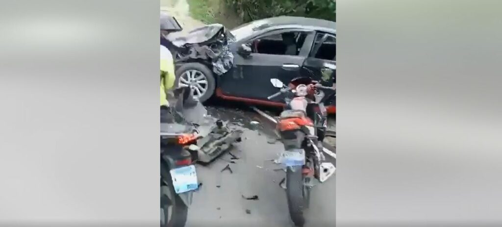 Un fatal accidente de tránsito se reporta esta tarde de miércoles en Nuevo Cuscatlán (VIDEO)