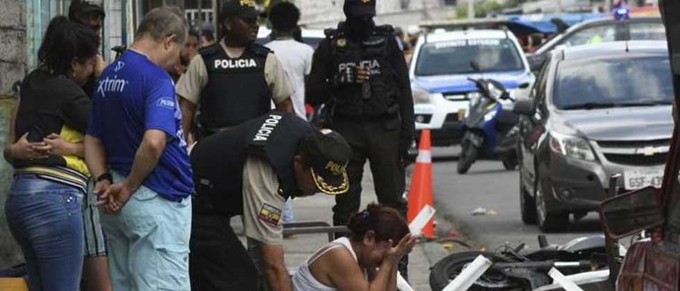Ataque armado deja seis muertos y seis heridos en Ecuador