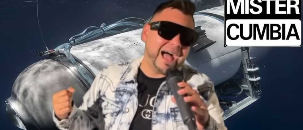 Lanzan cumbia del sumergible Titán tras tragedia; así suena