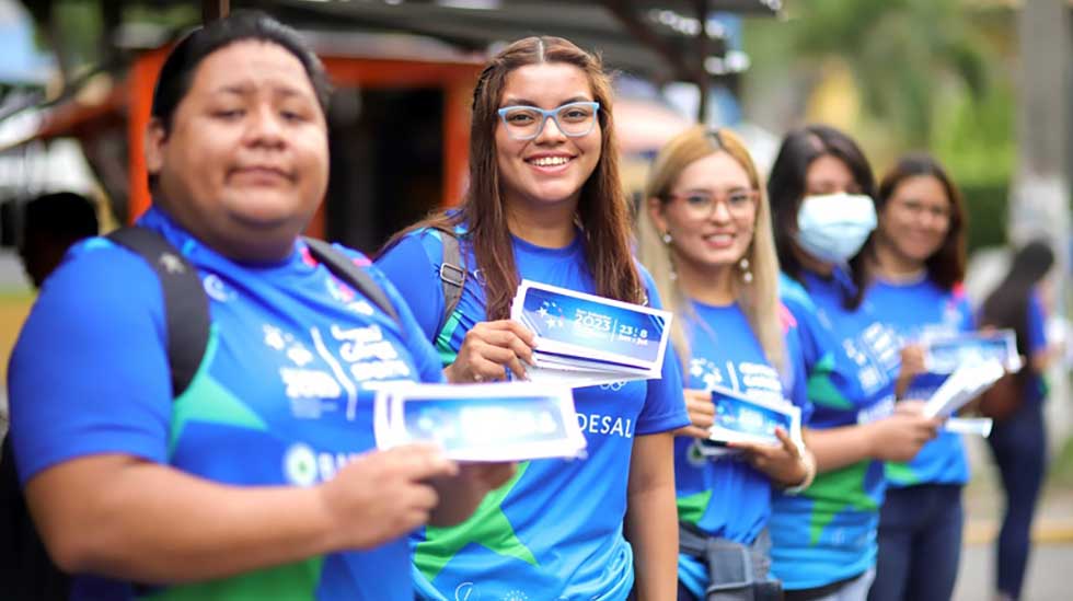 El espíritu de los Juegos San Salvador 2023 ya se siente en las calles