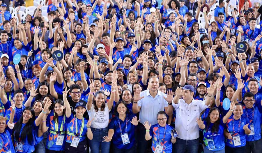 Voluntarios listos para la acción en San Salvador 2023