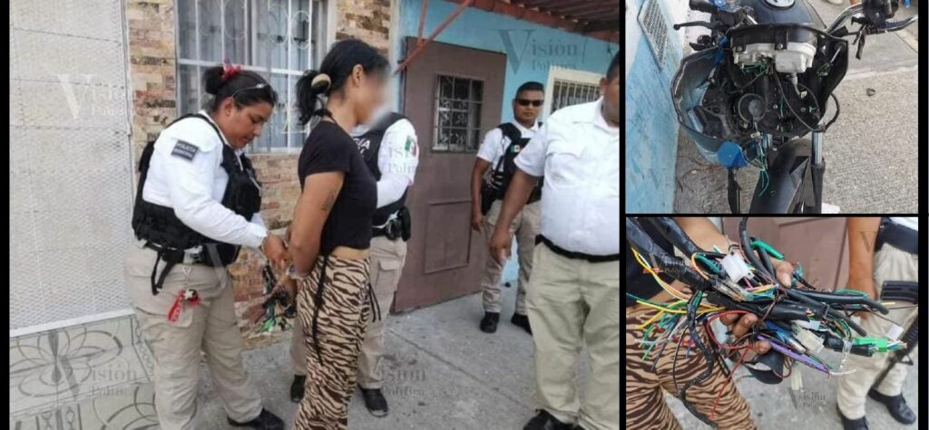 Jovencita decide destruir la moto de su novio en un ataque de celos
