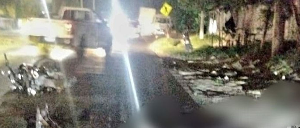 Fatal accidente cobra la vida de un motociclista en carretera a Nejapa