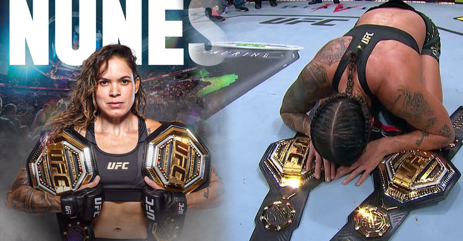 Amanda Nunes se retira siendo doble campeona de la UFC