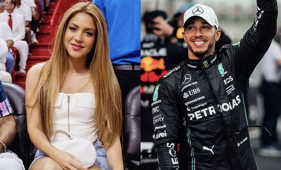 Revista confirma que Shakira y Lewis Hamilton “han empezado una relación”