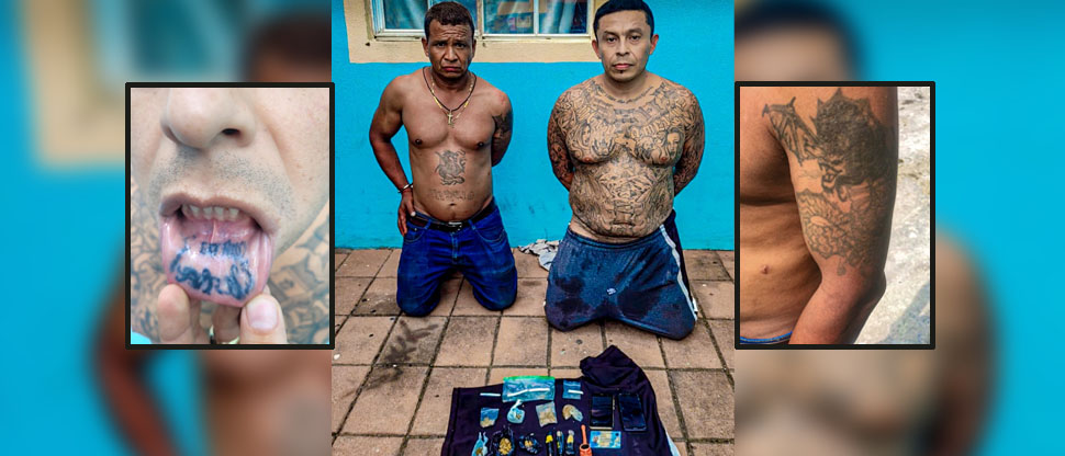 Intentaron ocultar sus tatuajes de la MS, pero terminaron de rodillas ante la justicia