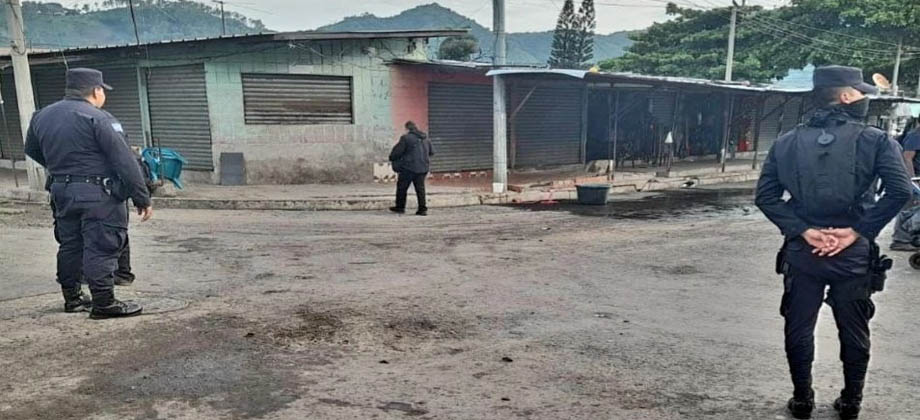 PNC brinda seguridad en diversos puntos del país