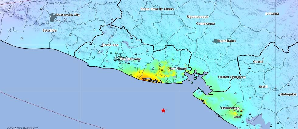 MARN descarta «por el momento» amenaza de tsunami para El Salvador tras terremoto de 6.8
