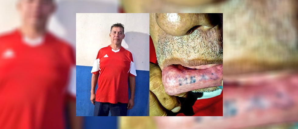 Arrestan a veterano terrorista que en su labio tiene tatuaje de la MS
