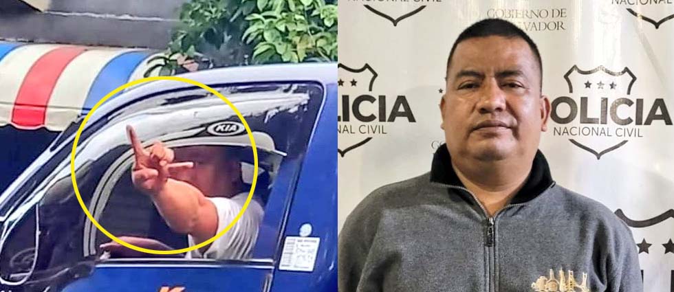 Capturan a conductor que fue captado ‘rifando’ la MS-13