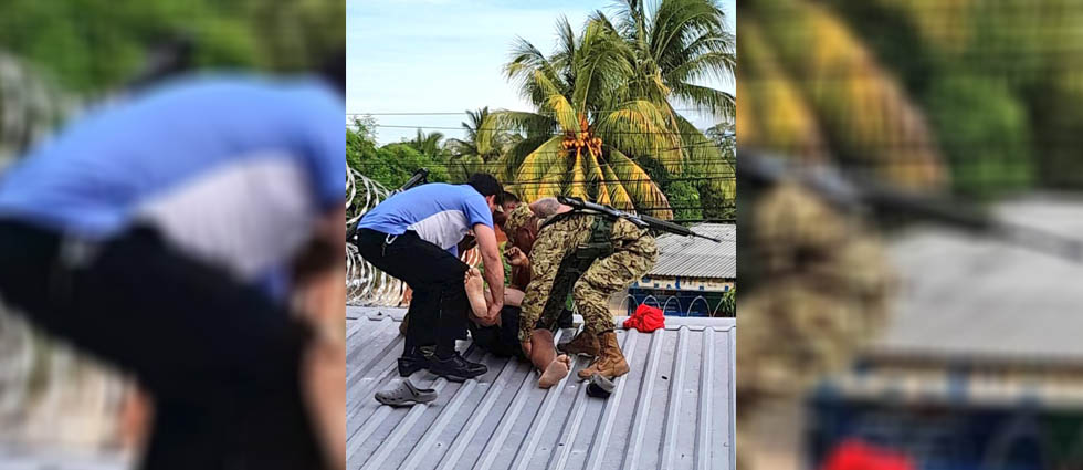 Hombre recibe descarga eléctrica mientras trabaja en el techo de una vivienda