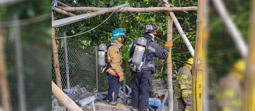 Reportan nueva explosión en cohetería ilegal en Cuscatlán