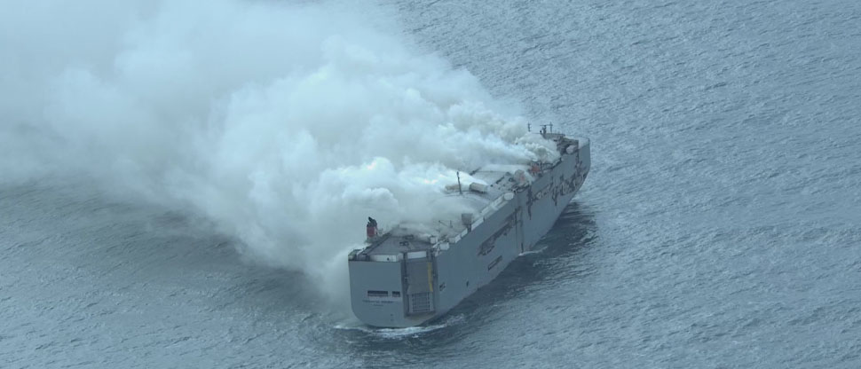 Un fallecido y varios heridos es el saldo de un grave incendio en buque de bandera panameña