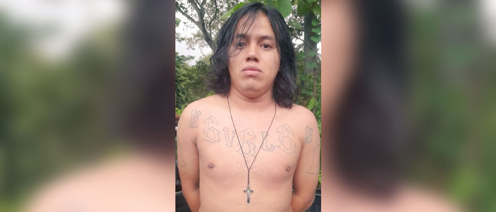Ponen tras las rejas al Inquieto, sicario del barrio 18 que operaba en Santiago de María