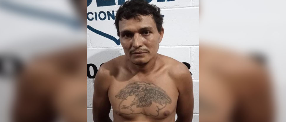 Capturan en Chalatenango a pandillero que posee amplio récord delictivo