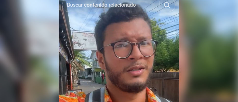 Tiktoker denuncia que en Honduras le pidieron “mordida” para salir del país