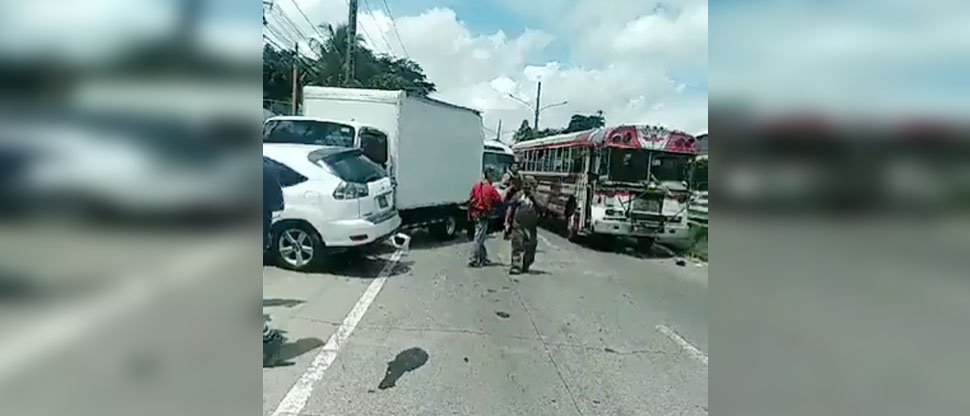 Se reporta múltiple accidente en carretera Troncal del Norte