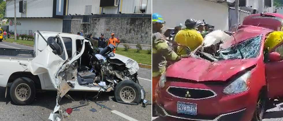 Un fallecido y al menos cinco lesionados tras aparatoso accidente sobre carretera Comalapa