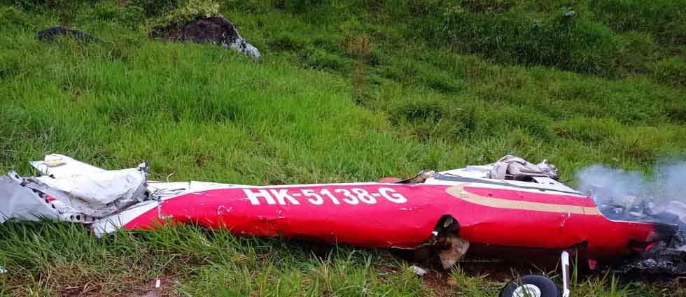 Fallecen 5 políticos en accidente de avioneta en Colombia
