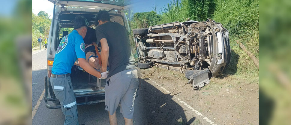 Reportan varios lesionados tras vuelco de vehículo en San Pablo Tacachico