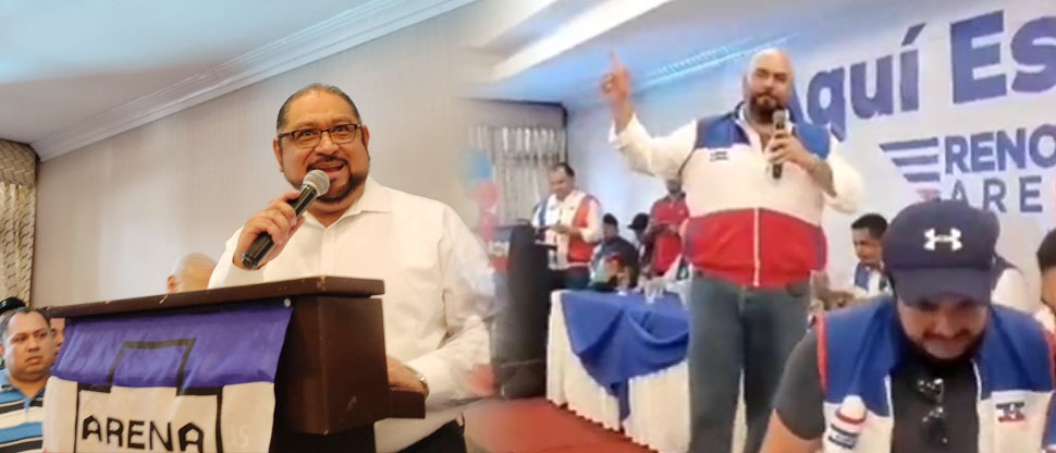 ARENA presenta como “Rubén” a Joel Sánchez, aspirante a candidato a la presidencia de la República