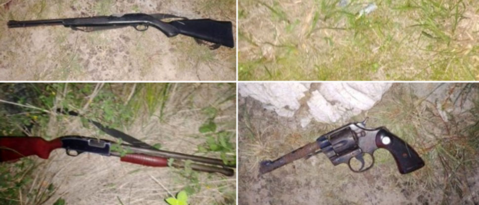 Militares localizan armas que pandilleros abandonaron en Cabañas