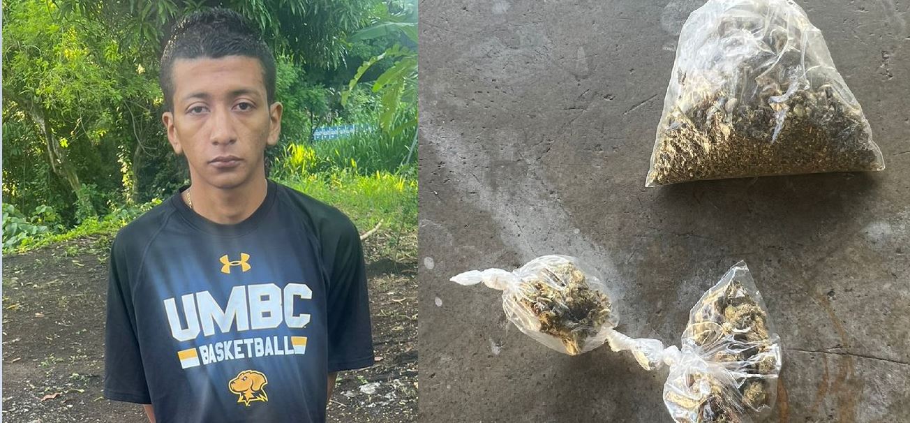 En control vehicular, detectan a sujeto con porciones de droga en Santa Ana