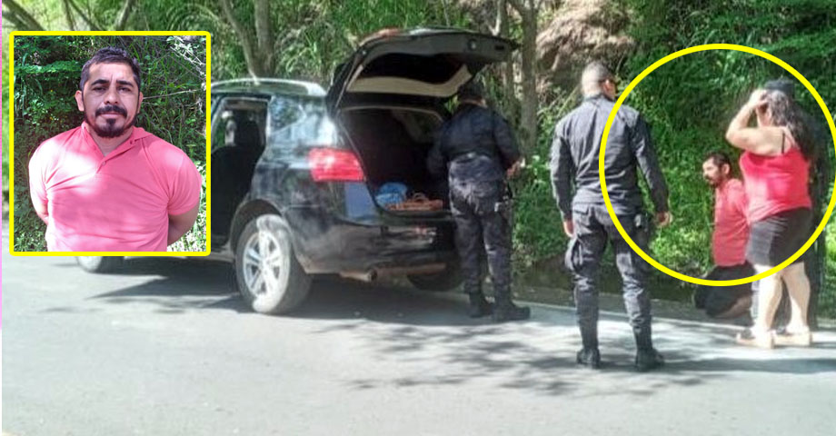 Gatillero de la MS creyó que podía burlar a la justicia, pero cayó en un control vehicular