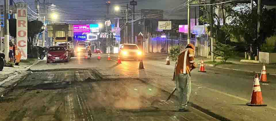 FOVIAL anuncia paso restringido a un carril en calle Chiltiupán