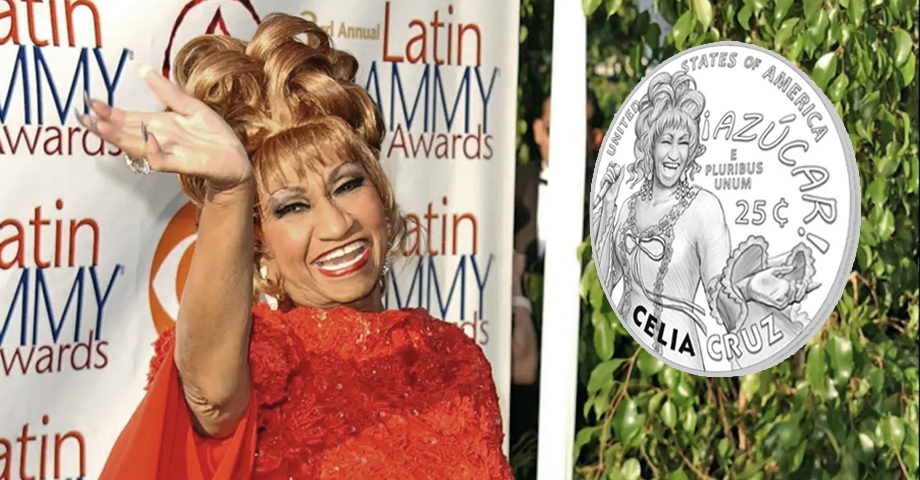 La imagen de Celia Cruz se inmortalizará en una moneda de 25 centavos de dólar