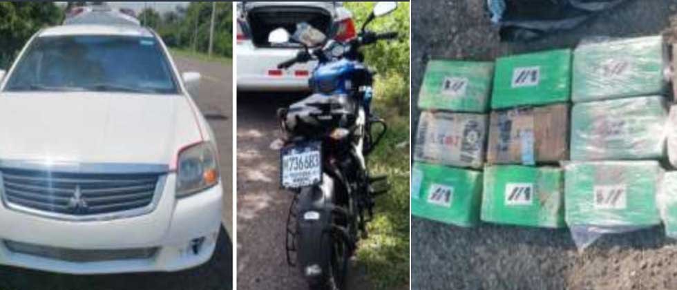 División Antinarcóticos incauta cocaína valorada en 350 mil dólares