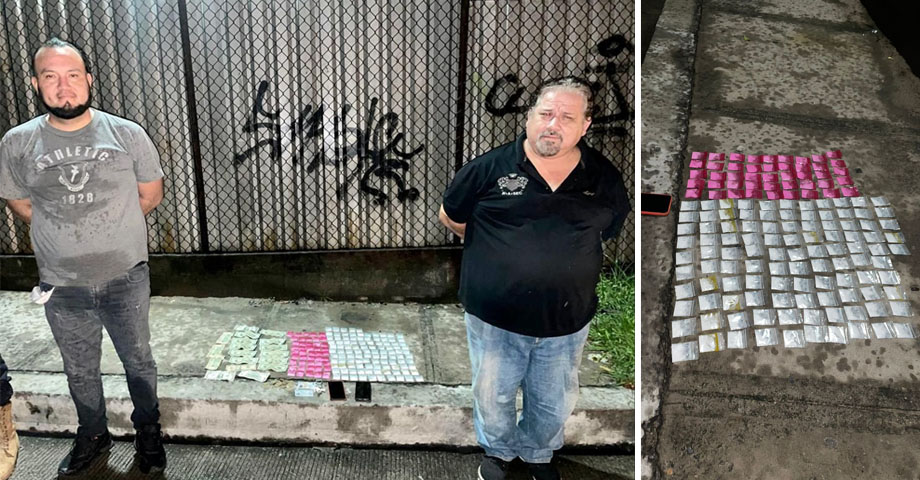 Sorprenden a par de sujetos en posesión de cocaína y dinero en efectivo