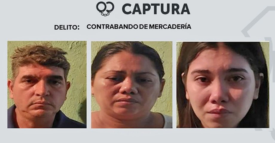 Detienen a tres por contrabando de mercadería en La Unión