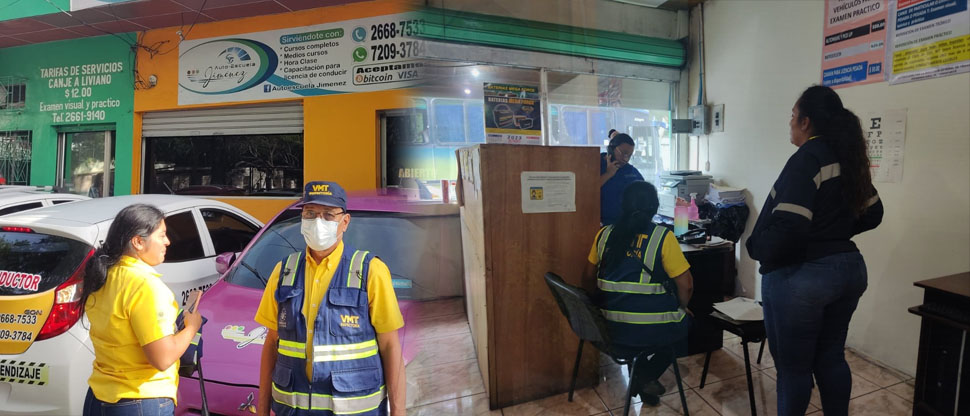 VMT Inspecciona escuelas de manejo para garantizar cumplimiento de normativa vial