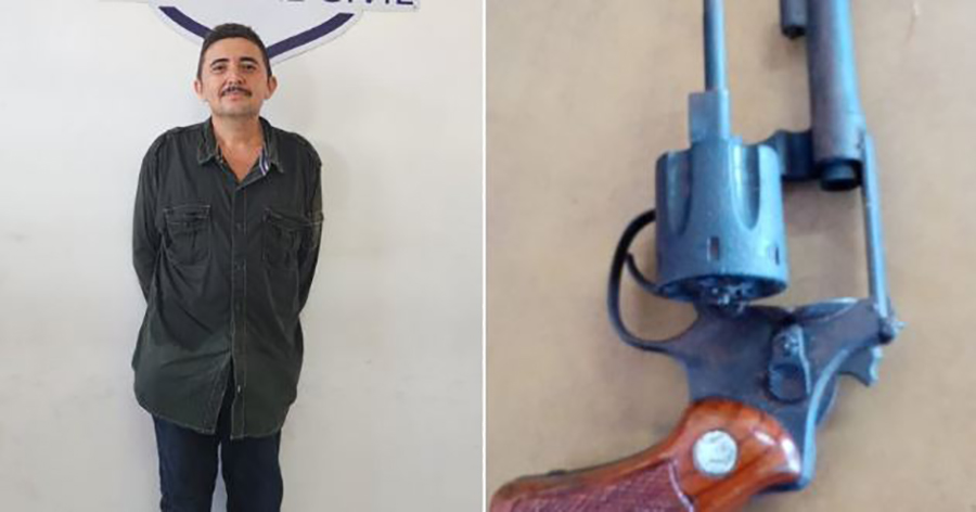 PNC captura a camionero borracho que realizó disparos tras provocar accidente