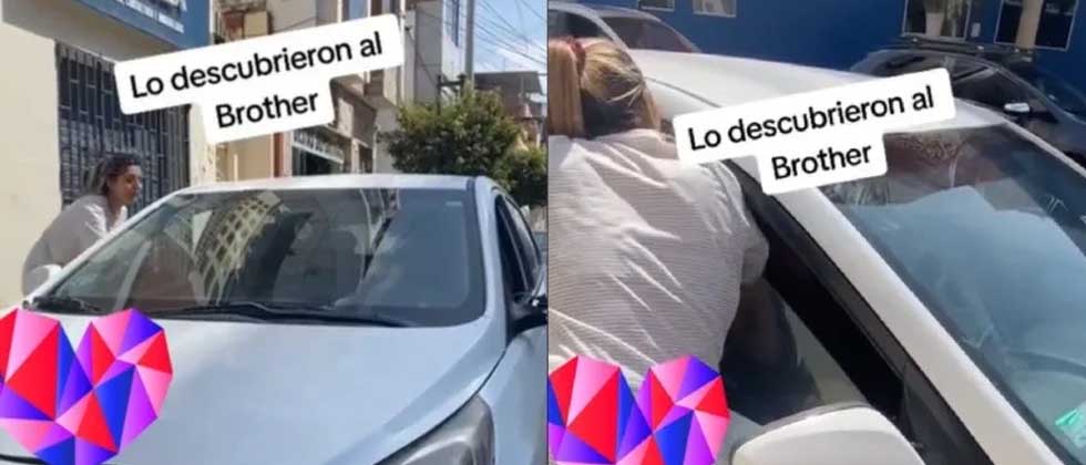 VIDEO: Mujer descubre a su esposo infiel saliendo del motel con otra