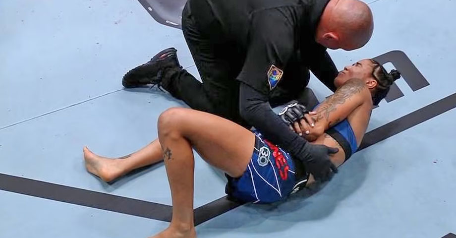 El impresionante video de una luchadora que se quiebra el brazo en pleno combate de la UFC
